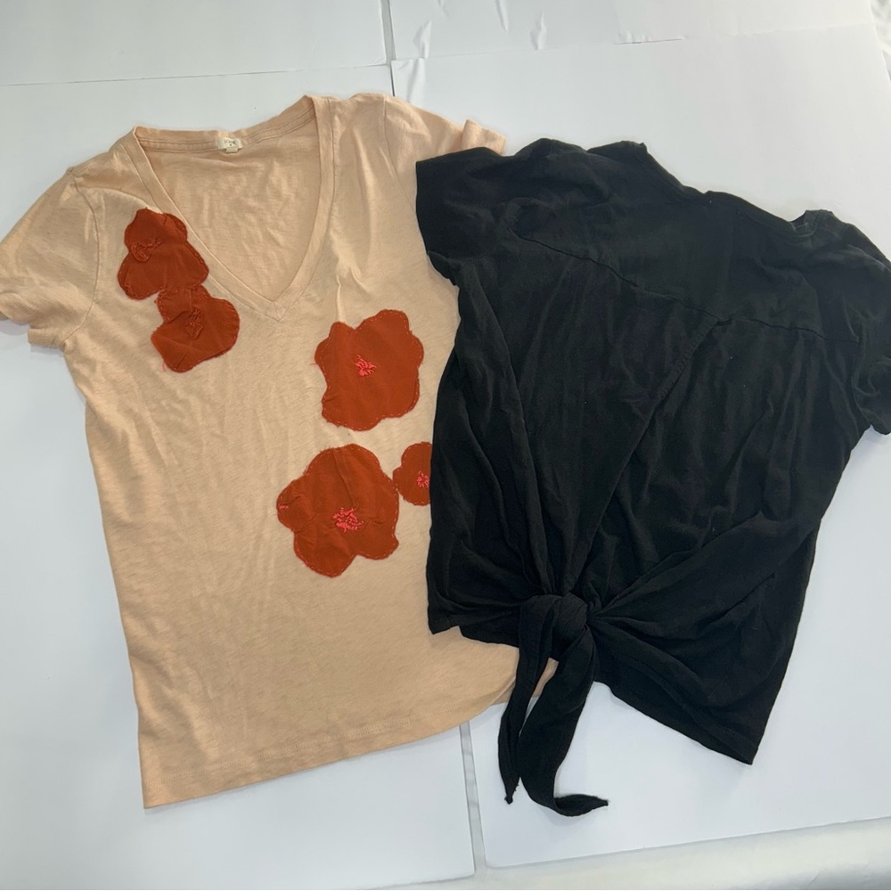J Crew Women’s Small top bundle. Cotton and silk accents.